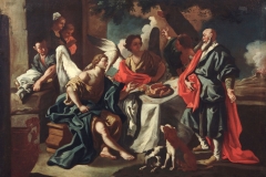 Abramo e gli angeli Francesco Solimena bottega