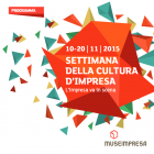 Calendario eventi della XIV Settimana della Cultura d’Impresa (10-11/11.2015)